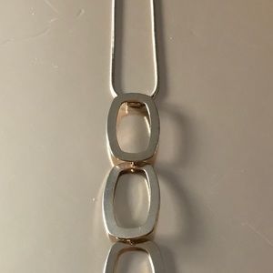 Vtg Gold Tone Choker Necklace 15”